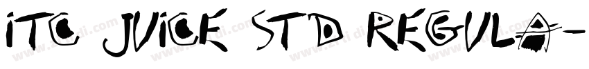ITC Juice Std Regula字体转换